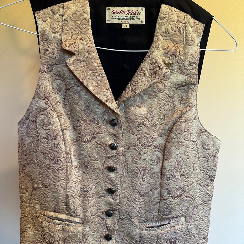 COPY - Women's Brocade Wah Maker Vest Size M